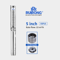 RUIRONG PUMP 5 inch full stainless steel pump SS304 impeller deep well pump