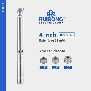 RUIRONG PUMP 60Hz 4 inch submersible fountain pump solar water pump