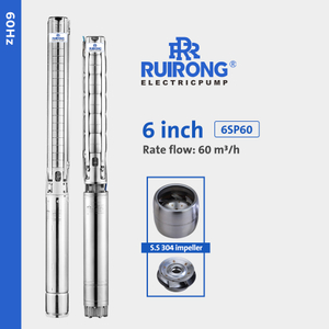 RUIRONG PUMP 60Hz 6 inch full stainless steel submersible pump price OEM deepwell pump
