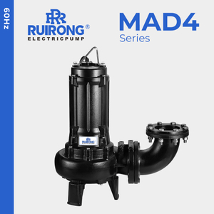 RUIRONG 60Hz MAD4 series dirty water Submersible Sewage Pump large flow sewage pump