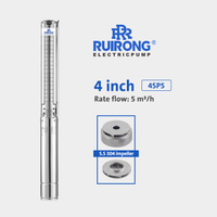 RUIRONG PUMP 4 inch all stainless steel Agricultural Pump submersible solar water pumps 