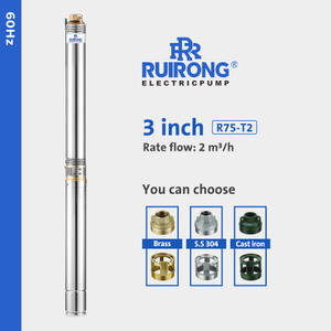RUIRONG PUMP 60Hz 3 Inch Submersible Pump Deep Well Water Pump