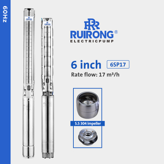 RUIRONG PUMP 60Hz 6 inch full stainless steel submersible deep well pump