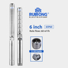 RUIRONG PUMP 6 inch stainless steel submersible pump all ss304 submersible borehole pump