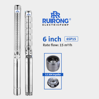 RUIRONG PUMP 6 inch SP full stainless steel submersible water pump deep well pump