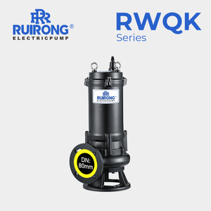 RUIRONG PUMP RWQK Series Cast-iron Cutting Sewage Pump Submersible Sewage Water Pump