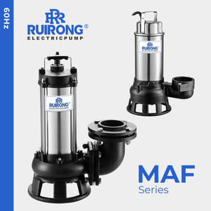 RUIRONG 60Hz MAF series Submersible Sewage Pump Industrial sewage pump