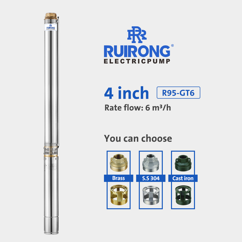 RUIRONG PUMP 4 inch deep well submersible pump submersible fountain pumps
