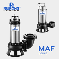 RUIRONG PUMP MAF series Industrial sewage pump cast iron submersible sewage water pump