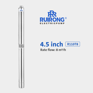 RUIRONG PUMP 4.5 inch 316L anti-corrosion submersible pump full stainless steel submersible water pump for deep well