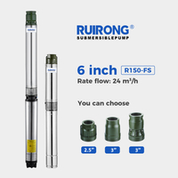 RUIRONG PUMP 6 inch R150-FS Series Submersible Pump price cast iron Submersible water Pump OEM