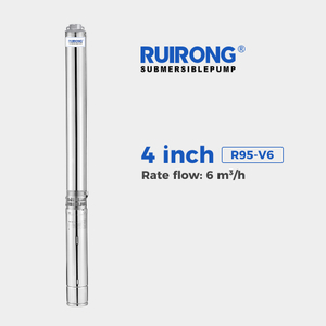RUIRONG PUMP 4 inch R95-V6 Series Energy Saving Submersible Water Pump solar pump system supplier