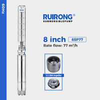 RUIRONG PUMP 60Hz 8 inch full stainless steel submersible deep well pump