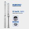 RUIRONG PUMP 6 inch 6SP30 Series 380v SS304 submersible pump full stainless steel submersible borehole pump