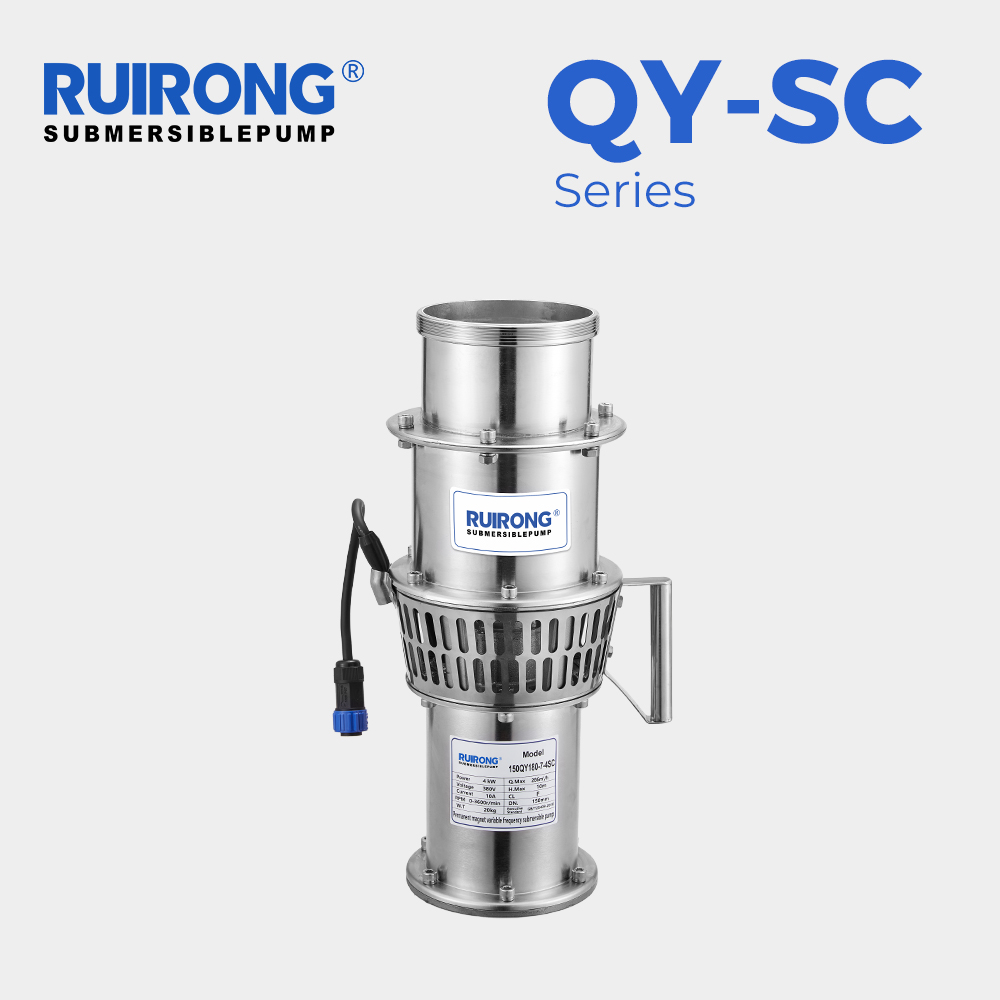 RUIRONG PUMP Permanent magnet variable frequency oil immersed submersible pump (SC)