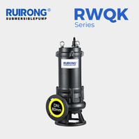 RUIRONG PUMP RWQK Series Cast-iron Cutting Sewage Pump Submersible Sewage Water Pump