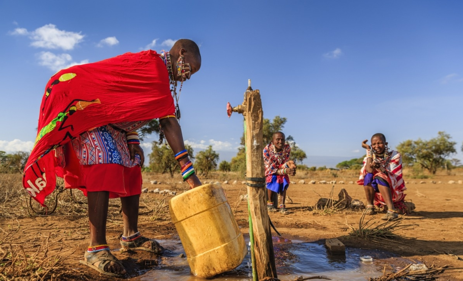 pumping water