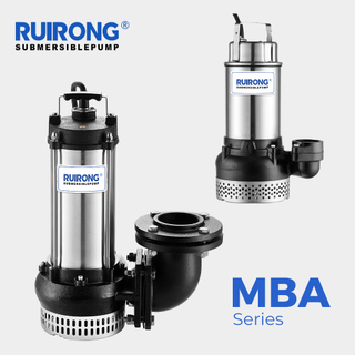 RUIRONG PUMP MBA series cast iron sewage pump submersible water pump