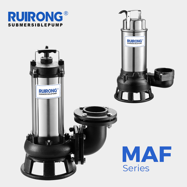 RUIRONG PUMP MAF series Industrial sewage pump cast iron submersible sewage water pump