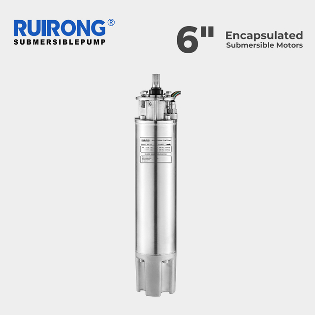 RUIRONG 6 inch Encapsulated Motors Submersible well Pump motor