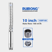 RUIRONG PUMP 10 inch 10SP160 Series fullstainless steel submersible pump SP Submersible Pump OEM