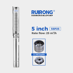RUIRONG PUMP 5 inch 5SP25 Series deep well submersible pump SP submersible pump price